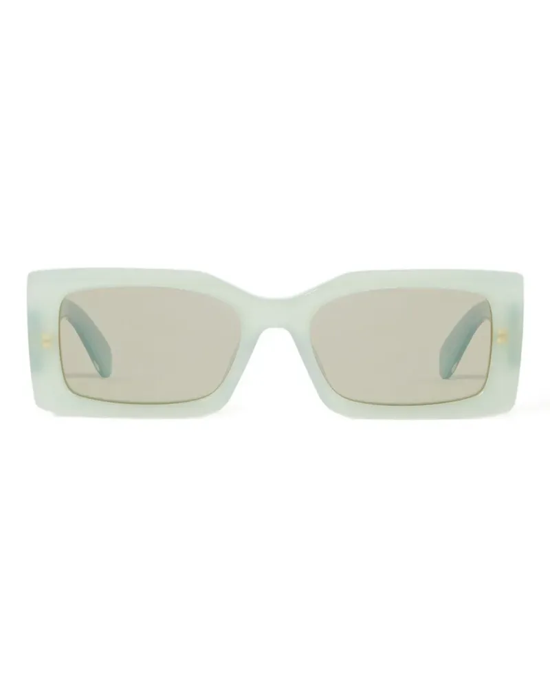 Stella McCartney Sonnenbrille mit eckigem Gestell - Grün Grün