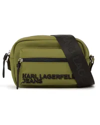 Karl Lagerfeld Schultertasche im Utility-Look Grün