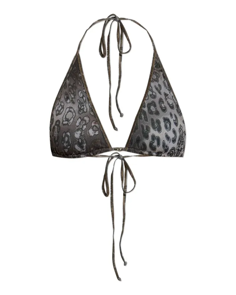 Diesel Corinne-Utlt printed triangle bikini top - Grau Grau