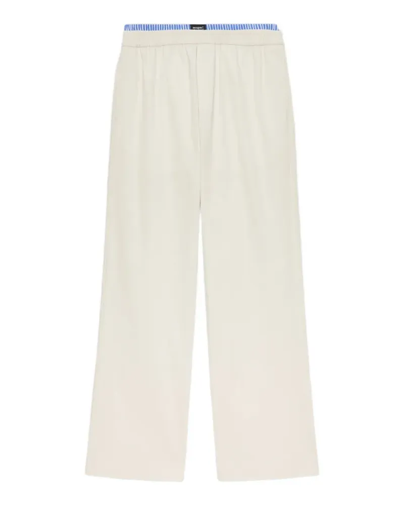MSGM elasticated track pants - Nude Nude