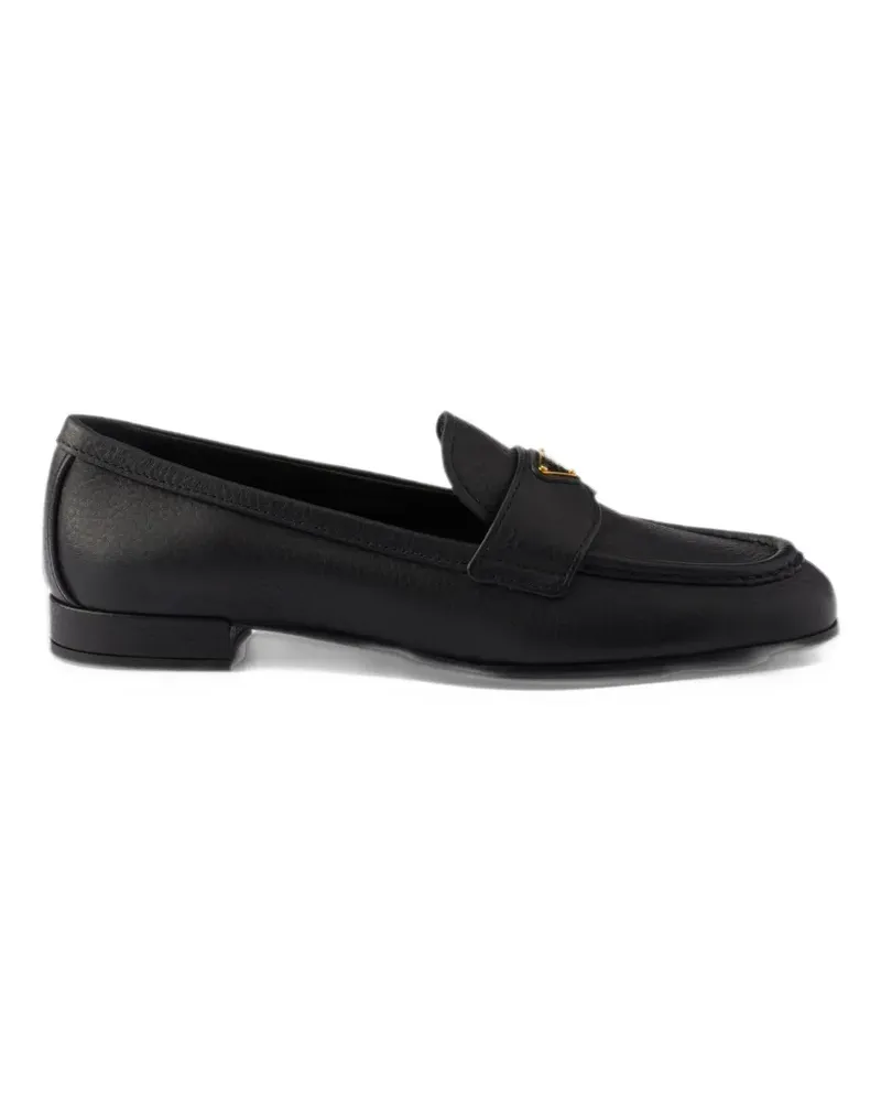 Prada leather loafers - Schwarz Schwarz