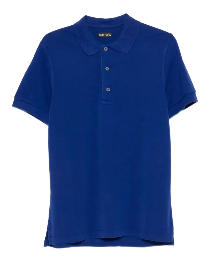 Tom Ford short-sleeve polo shirt - Blau Blau