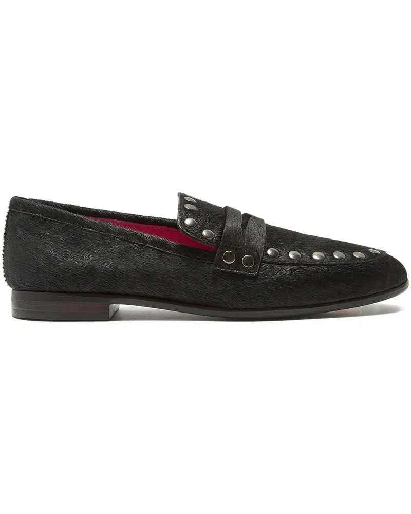 Maliparmi Loafer mit Nieten - Schwarz Schwarz
