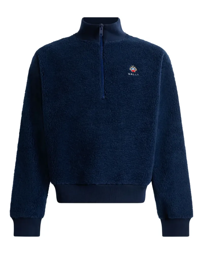 Bally Sweatshirt mit Reißverschluss - Blau Blau