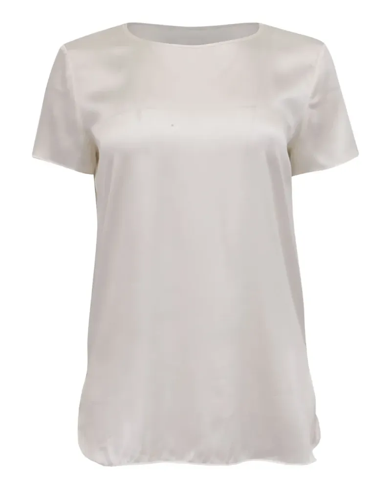 Max Mara Cortona silk blouse - Weiß Weiß