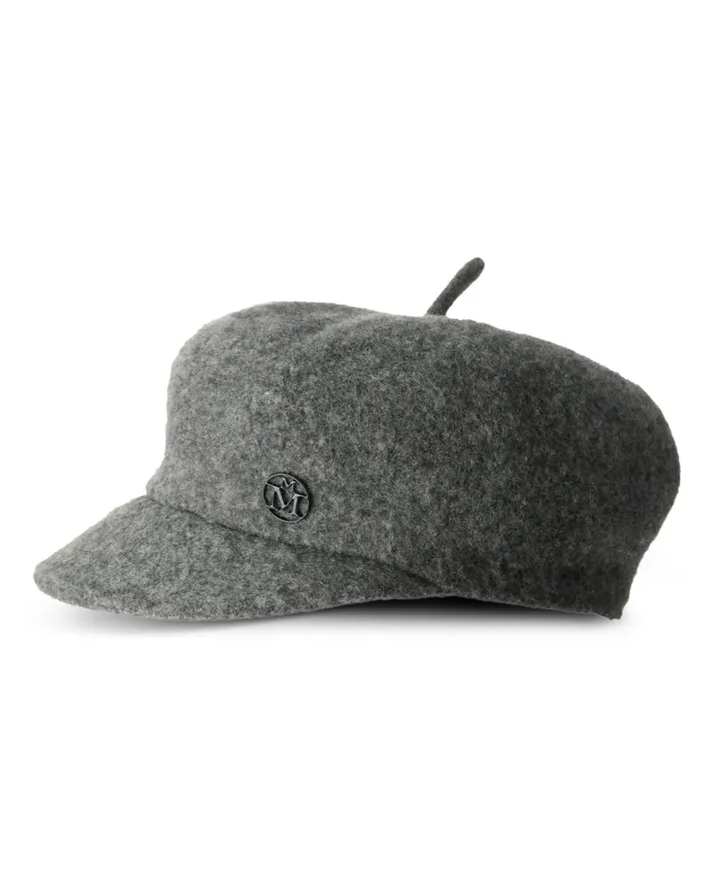 Maison Michel Hut mit Logo-Schild - Grau Grau