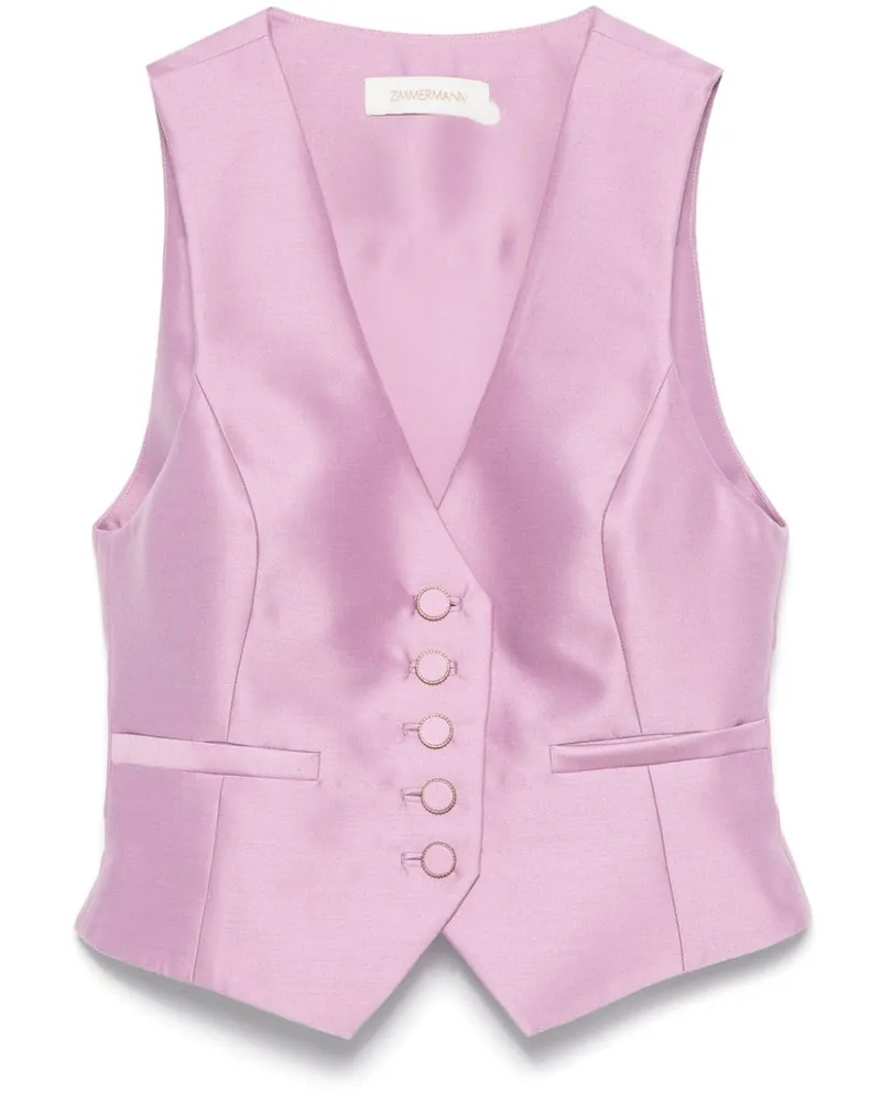 Zimmermann Illustration Weste - Rosa Rosa