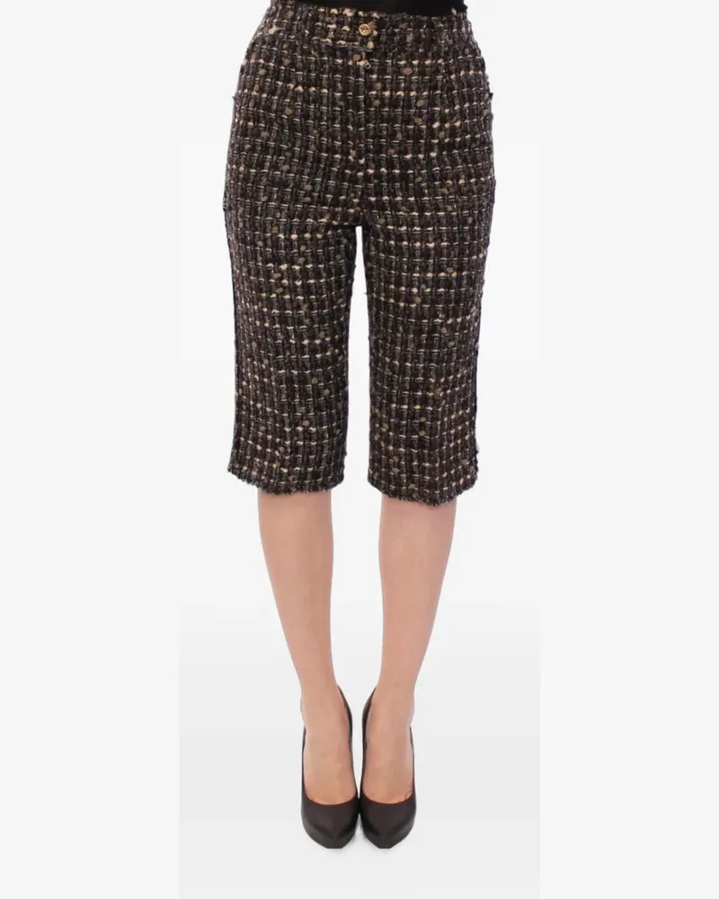 Dolce & Gabbana Shorts mit Tweed-Effekt - Braun Braun