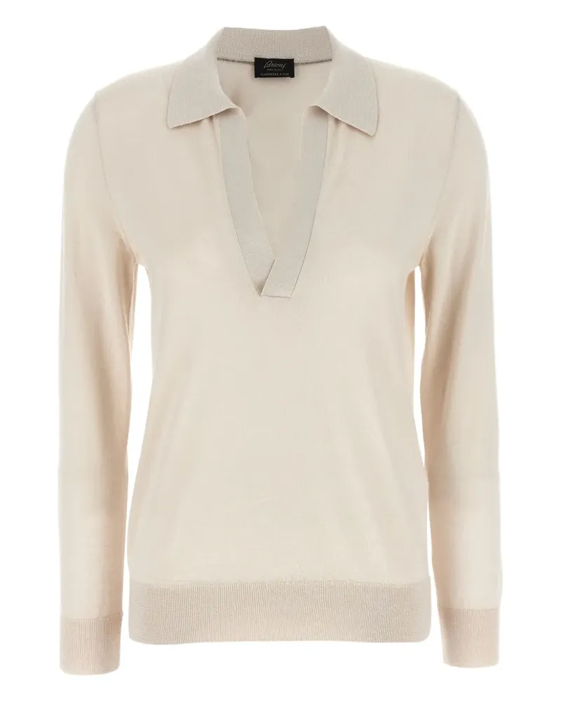 Brioni Pullover aus Kaschmirgemisch - Nude Nude