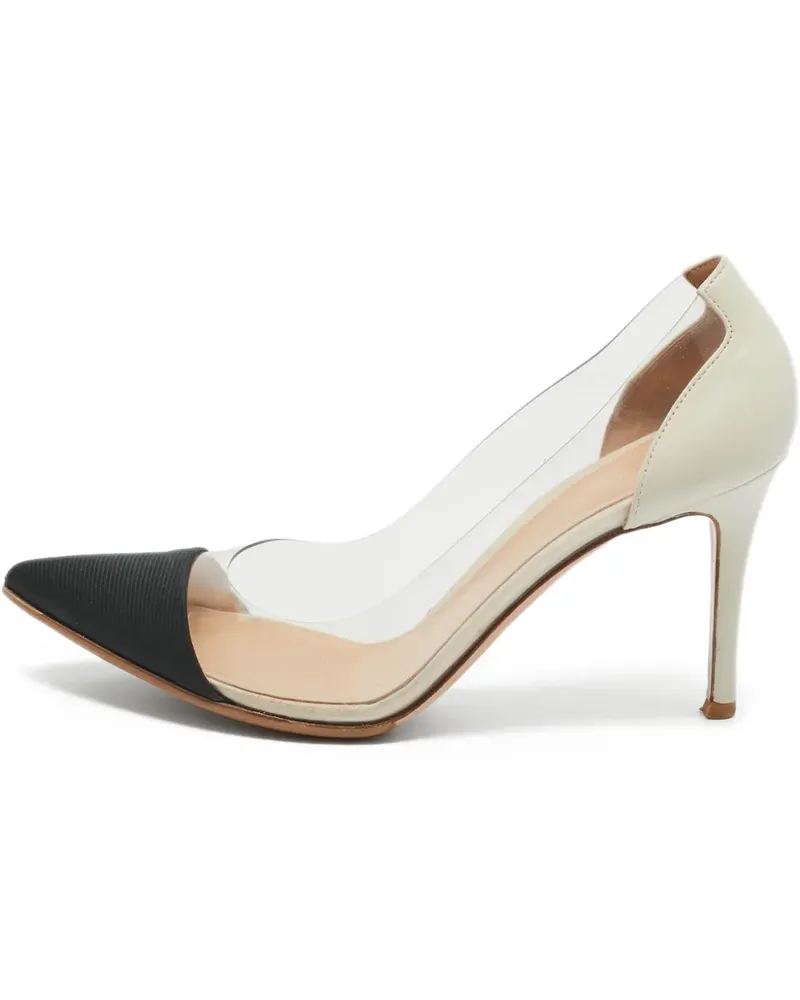 Gianvito Rossi Plexi Pumps - Weiß Weiß