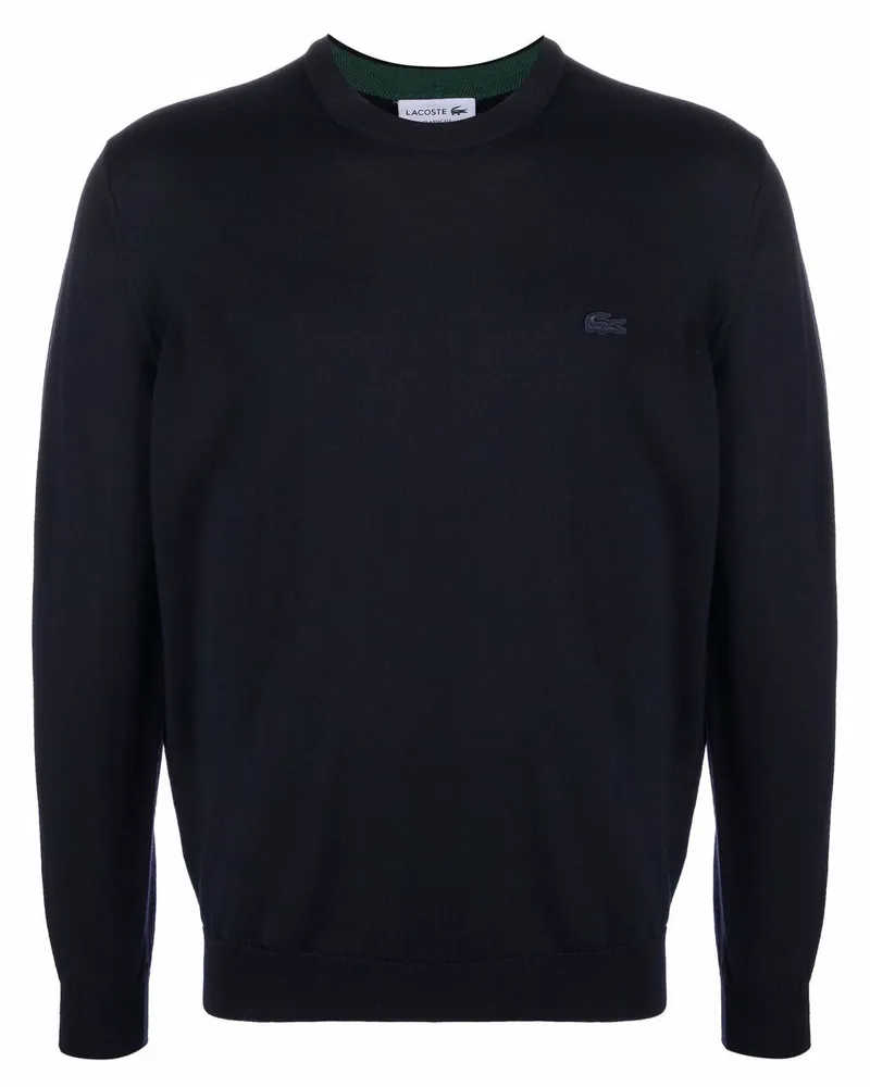 Lacoste Pullover mit Logo-Stickerei - Blau Blau