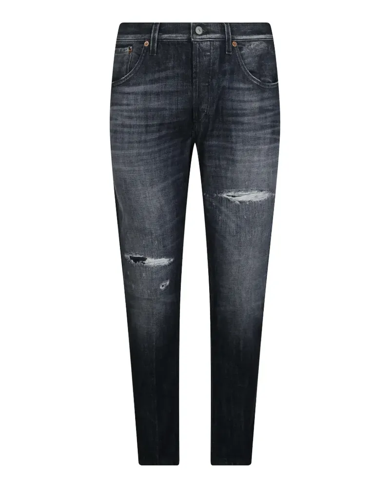 Dondup Brighton distressed-finish jeans - Schwarz Schwarz