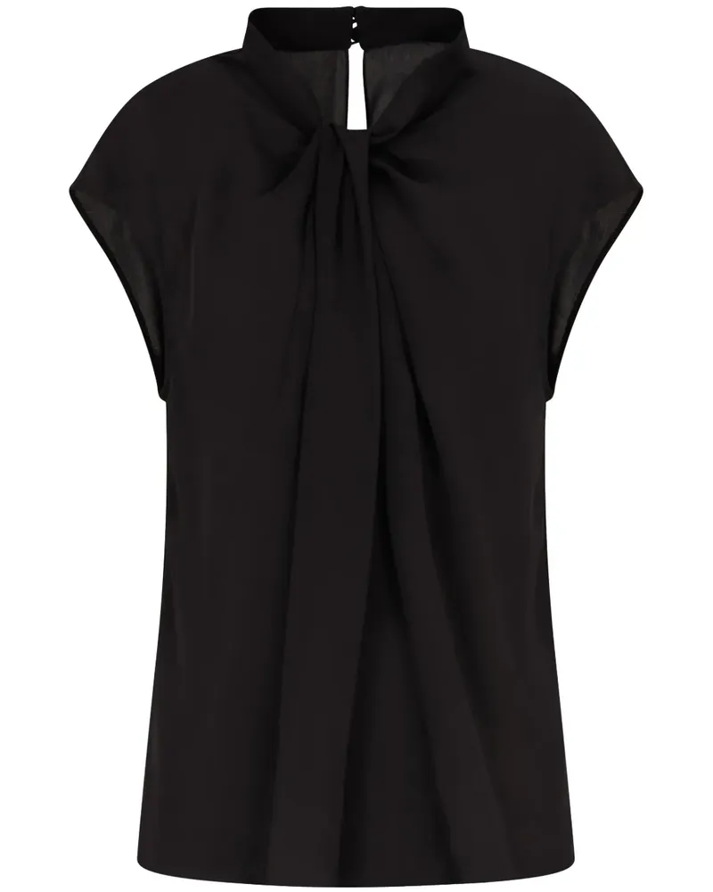 Giorgio Armani Knotendetail oben - Schwarz Schwarz