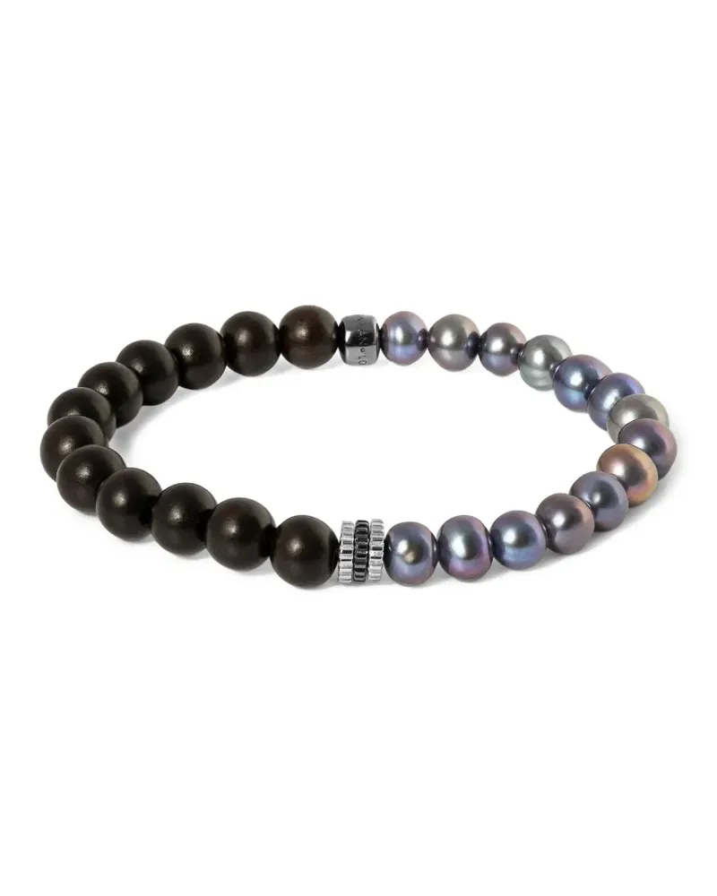 Tateossian Gear Trio Armband - Schwarz Schwarz
