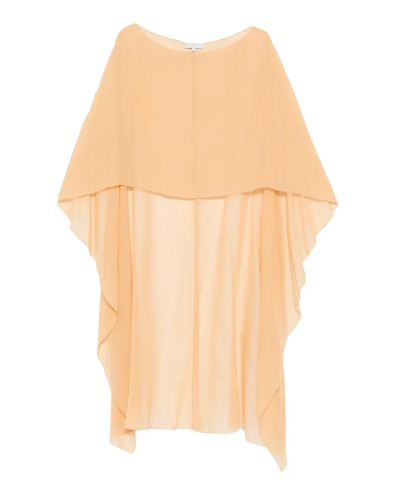 Antonelli Firenze boat-neck cape - Gelb Gelb