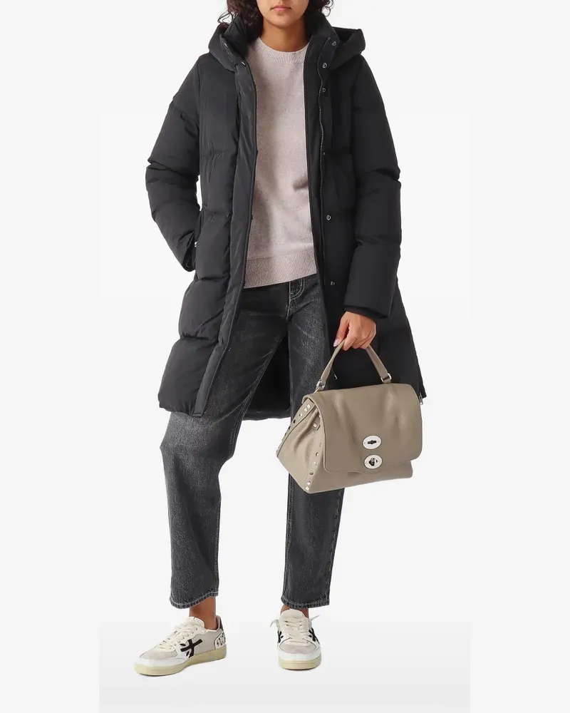 Woolrich Gefütterte Kapuzenjacke - Schwarz Schwarz
