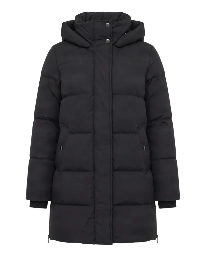 Woolrich hooded padded jacket - Schwarz Schwarz