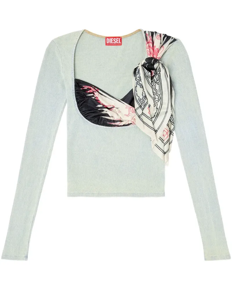 Diesel T-Lerya T-Shirt - Blau Blau