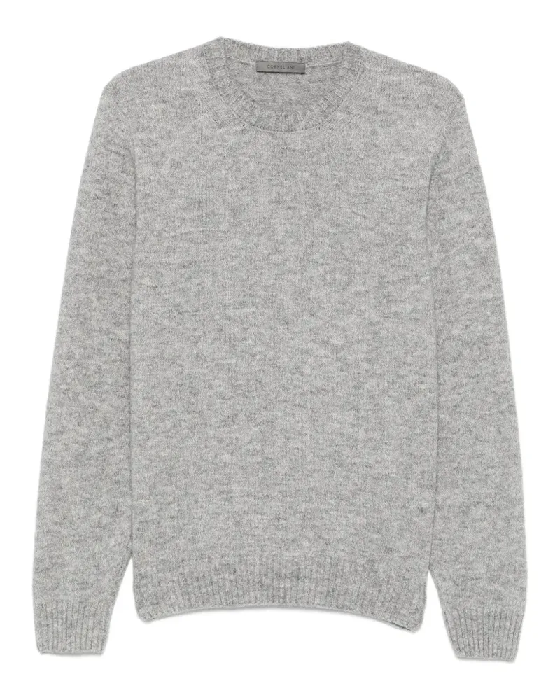 Corneliani Pullover mit geripptem Besatz - Grau Grau
