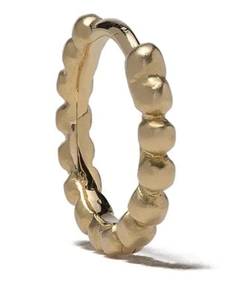 WHITE BIRD 18kt Gelbgoldcreole Gold