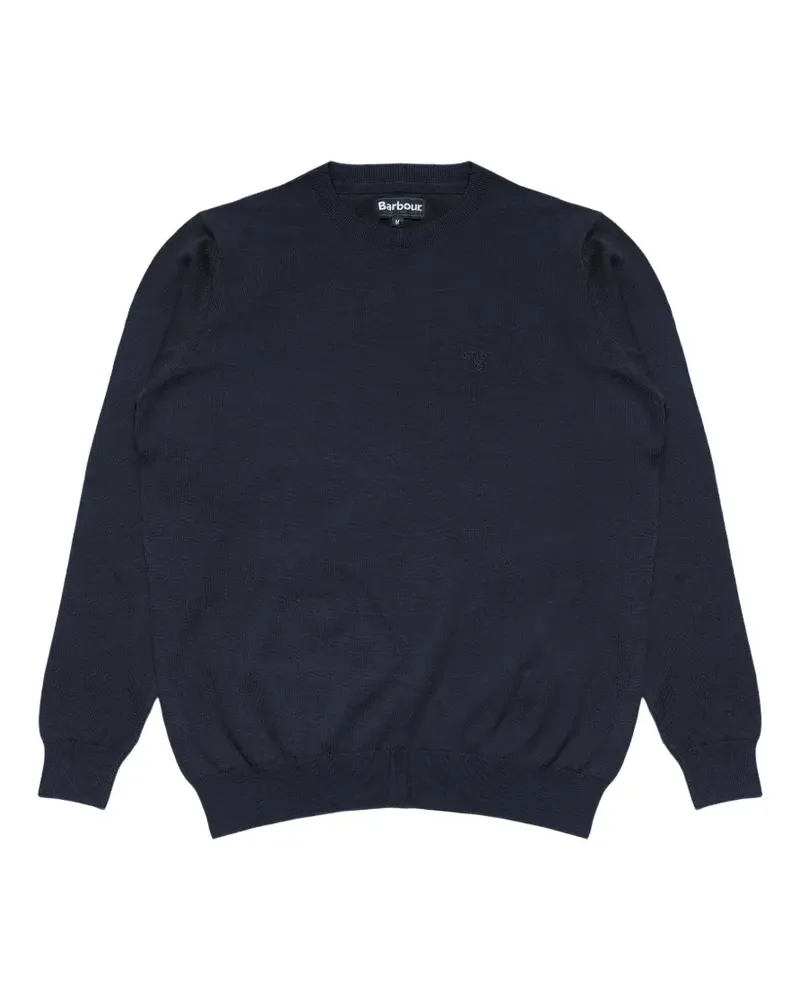 Barbour crew-neck cotton sweater - Blau Blau