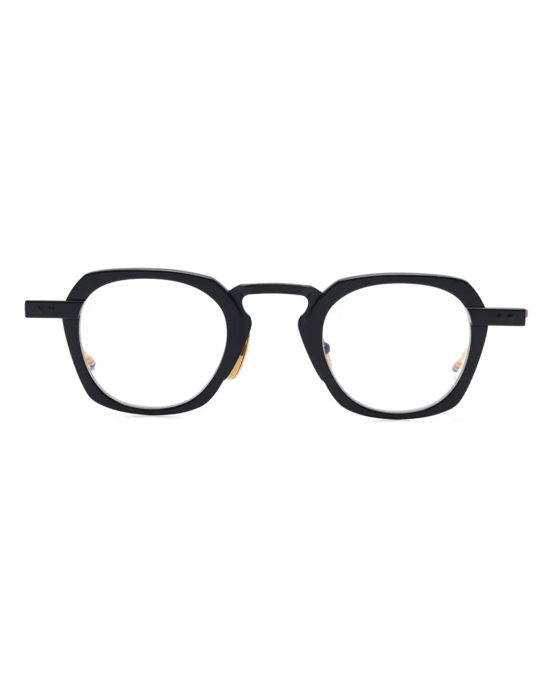 Thom Browne Brille mit geometrischem Gestell - Blau Blau