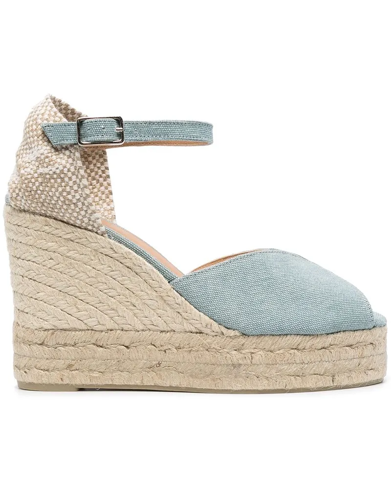 Castañer Bianca Wedge-Espadrilles 110mm - Blau Blau