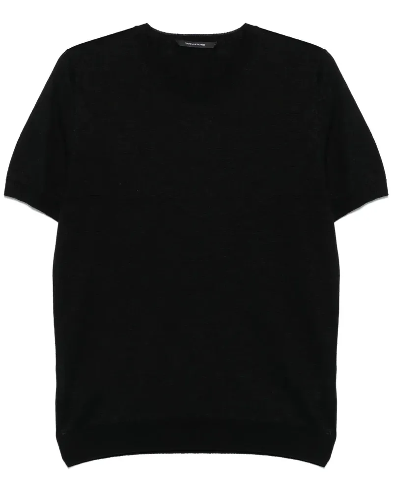 Tagliatore Josh T-Shirt - Schwarz Schwarz