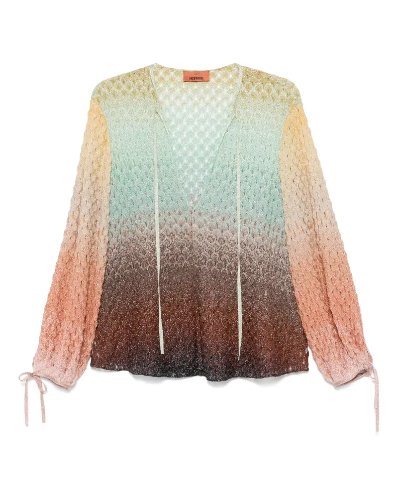 Missoni Bluse mit V-Ausschnitt - Braun Braun