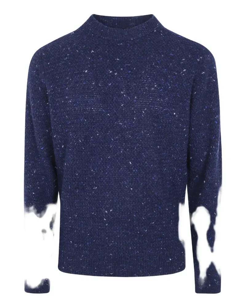 Filippo de Laurentiis Polo-Pullover mit meliertem Effekt - Blau Blau
