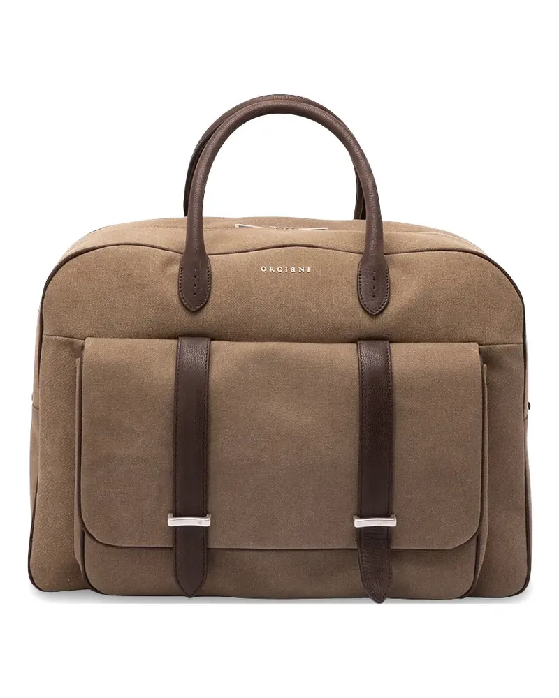 Orciani Jones Safari duffle bag - Nude Nude