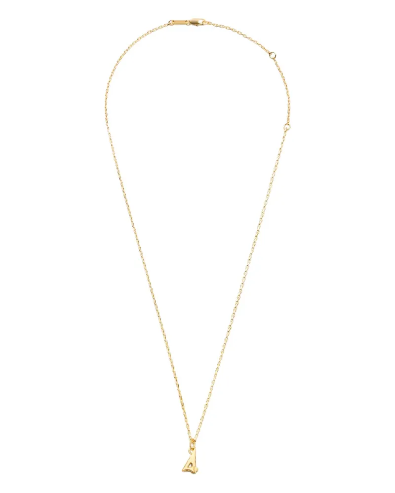 AMI Paris Halskette mit Nummern-Anhänger - Gold Gold
