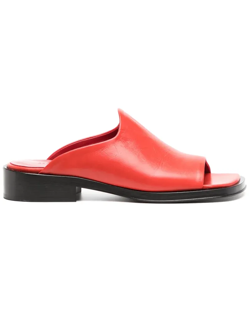 REJINA PYO Flache Mules - Rot Rot