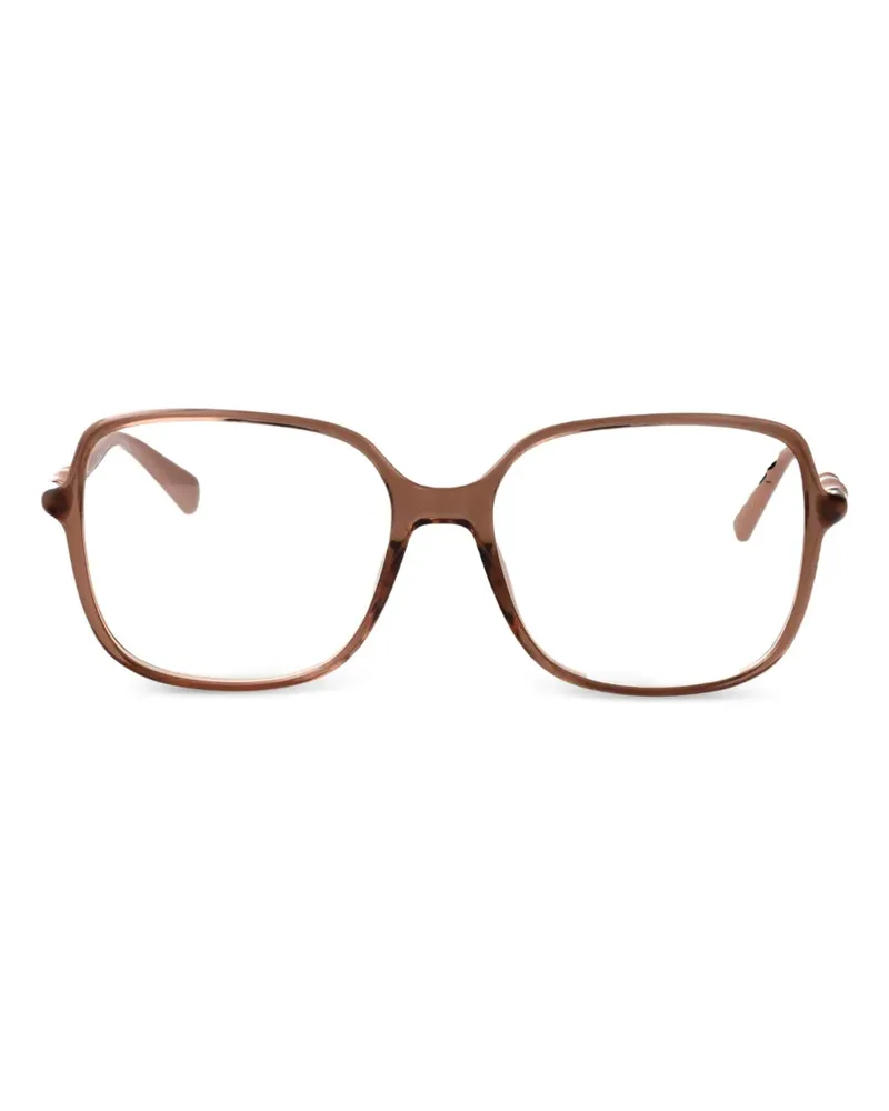 Longchamp square-frame glasses - Nude Nude