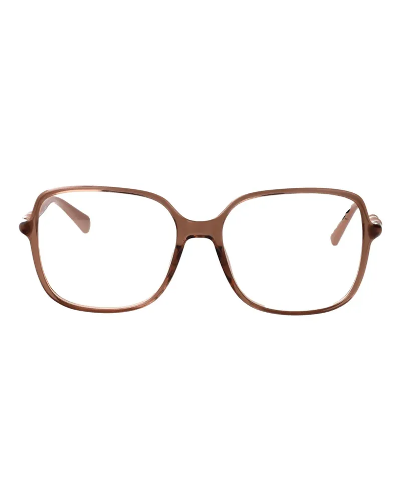 Longchamp square-frame glasses - Nude Nude
