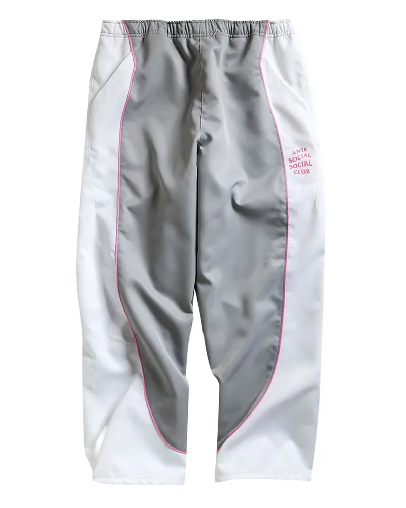 Anti Social Social Club logo-print track pants - Grau Grau