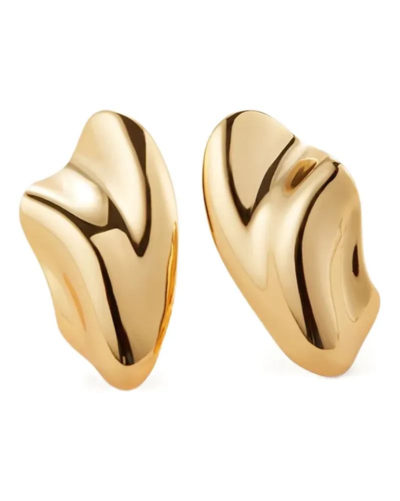 Jenny Bird Skulpturale Ohrringe - Gold Gold