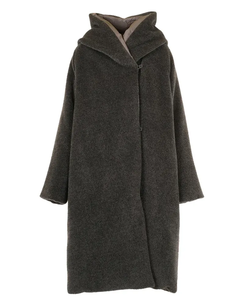 Max Mara hooded coat - Grau Grau