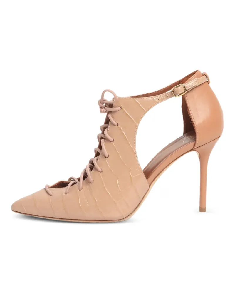 Malone Souliers Pumps mit Schnürung - Nude Nude