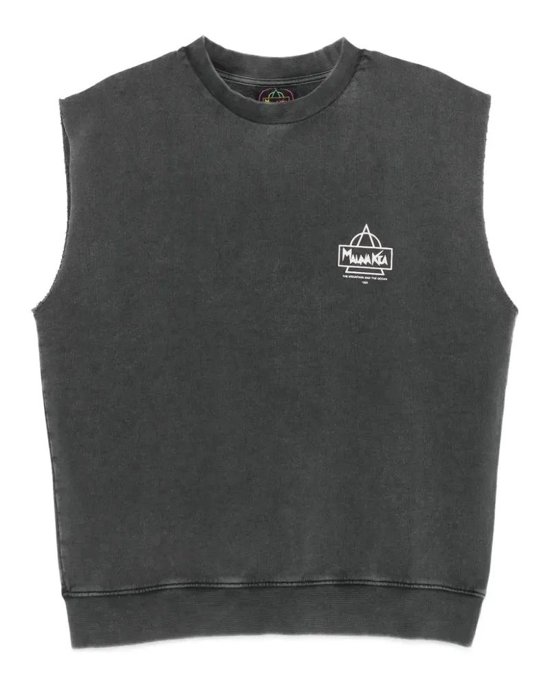 MAUNA KEA Weste mit Logo-Print - Grau Grau