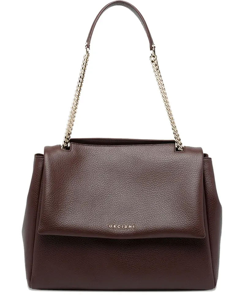 Orciani medium Sveva Sense shoulder bag - Braun Braun