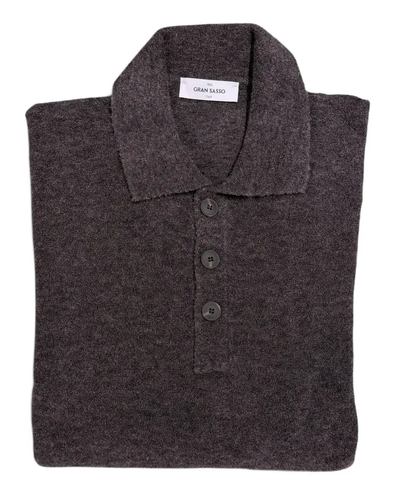 Gran Sasso Poloshirt mit geknöpftem Kragen - Grau Grau