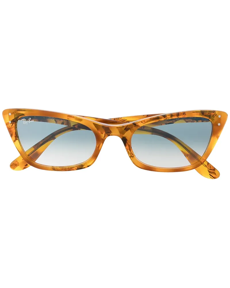 Ray Ban Eckige Sonnenbrille - Orange Orange
