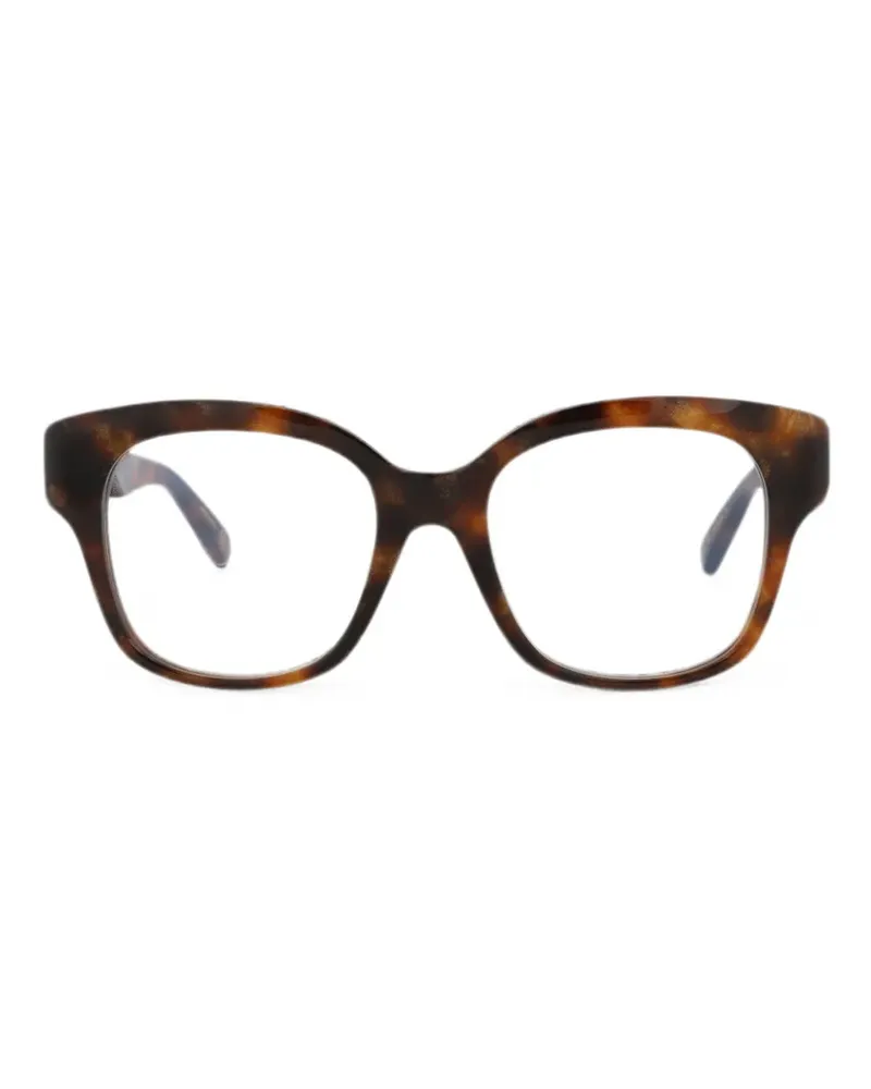 Pomellato Eckige Brille in Schildpattoptik - Braun Braun