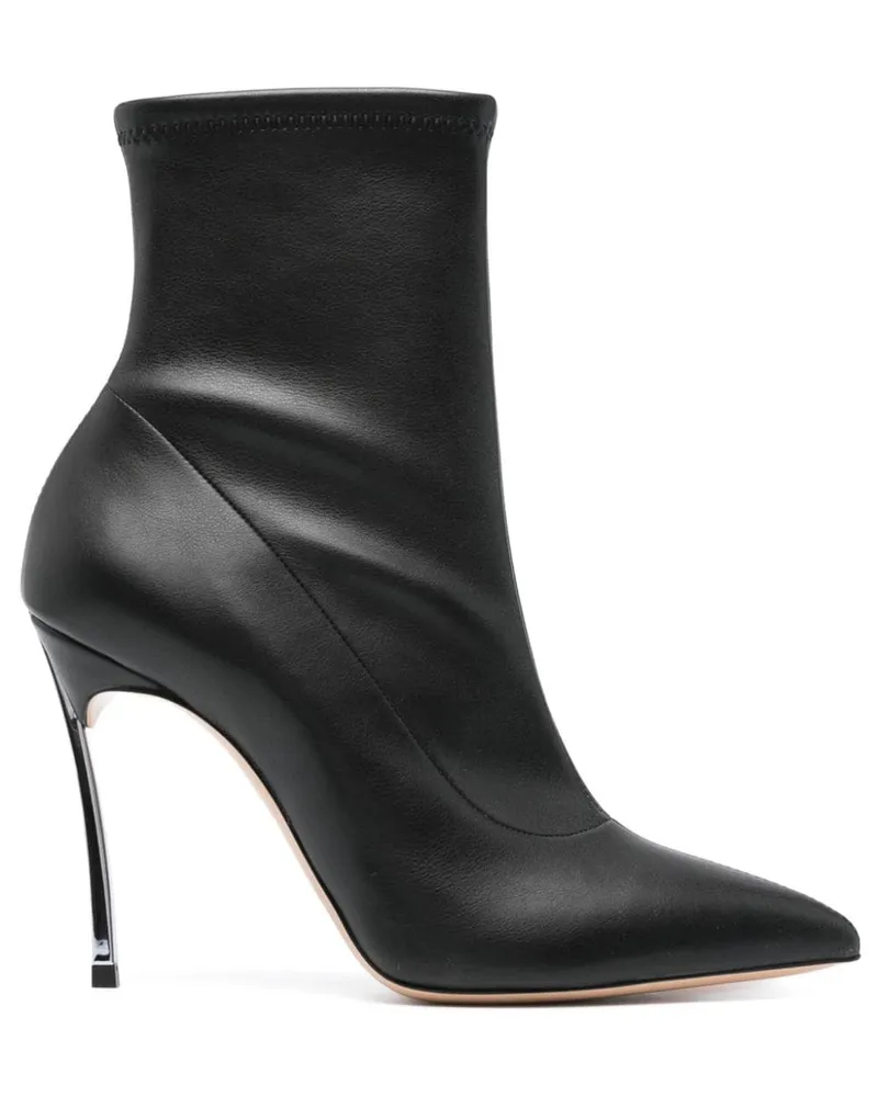Casadei Blade Stiefeletten 120mm - Schwarz Schwarz