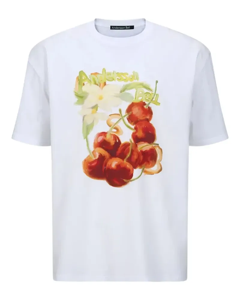 Andersson Bell fruit-print t-shirt - Weiß Weiß