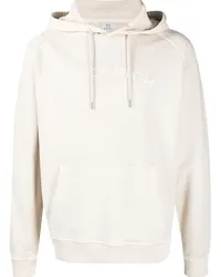 Woolrich Hoodie mit Logo-Stickerei Nude