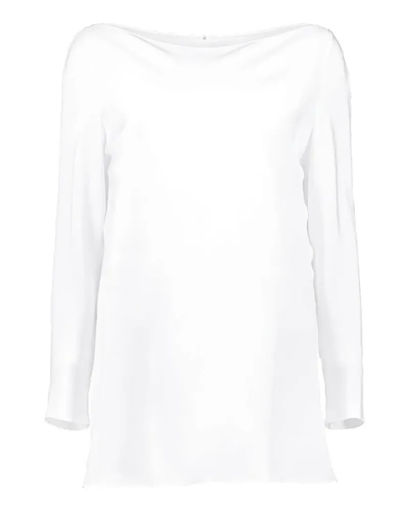 Peter Cohen boat-neck blouse - Weiß Weiß