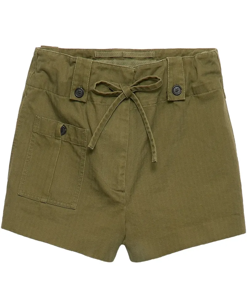 Prada Shorts mit Zickzackmuster - Grün Grün