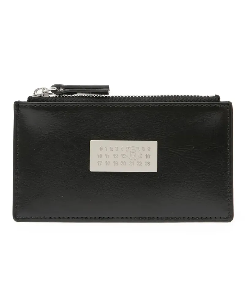 Maison Margiela Numeric Portemonnaie mit Klappe - Schwarz Schwarz